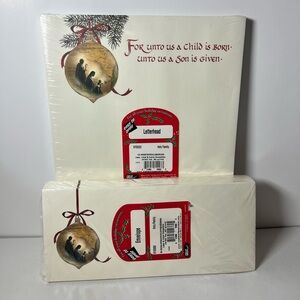 Christmas Holy Family Letterhead/Stationery 100 Paper & 50 Envelopes